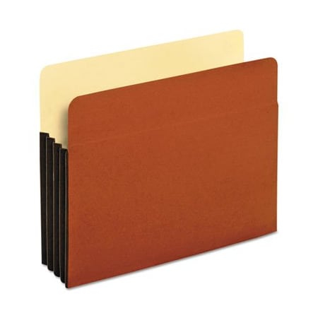 Tops Business Forms Pendaflex, FILE POCKET W/ TYVEK, 3.5in EXPANSION, LETTER SIZE, REDROPE, 10PK 63264